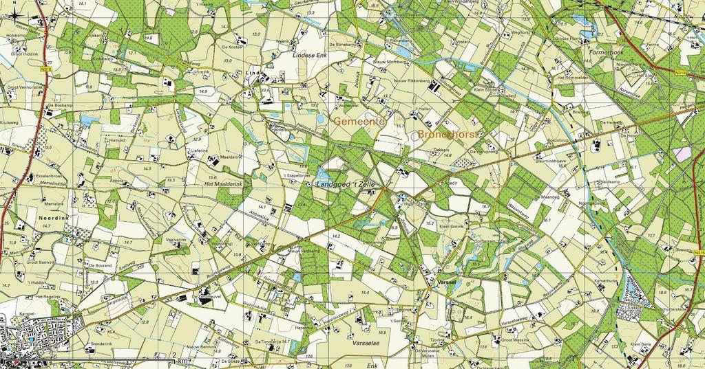 2 GEBIEDSBESCHRIJVING 2.1 Huidig gebruik onderzoekslocatie en omgeving De onderzoekslocatie (± 7.500 m²) ligt aan de Stapelbroek 2, circa 3 kilometer ten noordoosten van de kern van Hengelo (gld).