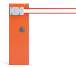 WIDE SYSTEM NEW 24V Elektromechanische slagboominstallatie voor toegangscontrole. 24 Vdc reductiemotor met ingebouwde besturingseenheid, regelbare snelheid en knelbeveiliging.