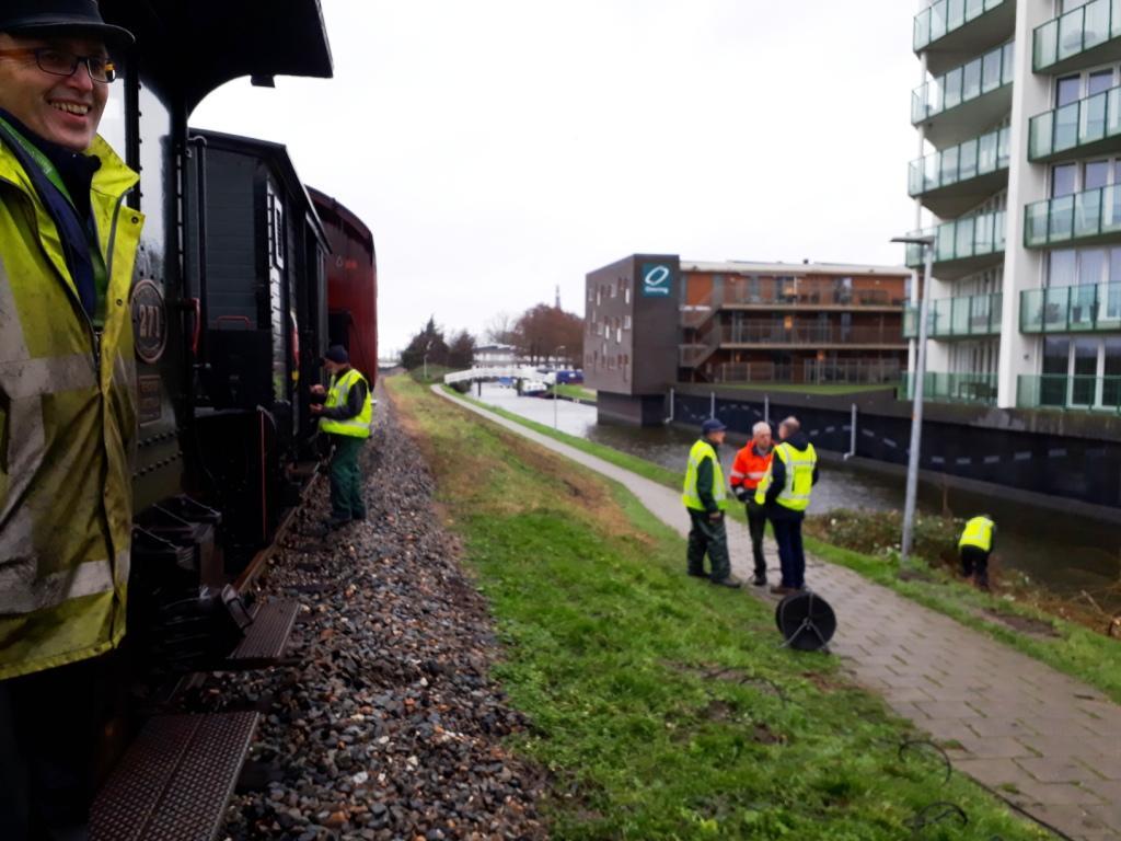 ..... want behalve opdringerig groen langs 20 km spoorlijn dient ook nog