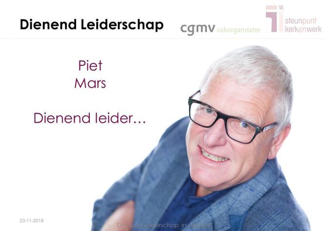 Workshop Dienend Leiderschap