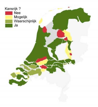 Onderstaande figuur geeft per dijkring het