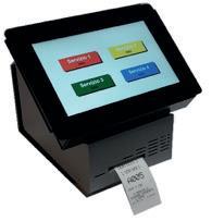 Ticketuitgifte met Touch screen EG-PRINTER-TOUCH-10 10 kleuren ticket touch scherm met aanraakscherm en ingebouwde thermische printer met papier snijder.