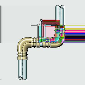 gekleurde pen voor het aantekenen Persmachine met constante perskracht van 32 kn Persketting met zwenkbek voor Sanpress XL (model 2297.