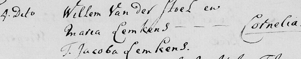Begraafboek Dordrecht 02-02-1736 2 het kint van Willem van der Stoel op het Begijnhof agter om bijde