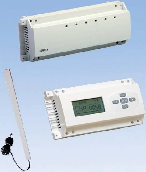 Standaard voorzien van een relais voor aansturing van een pomp (230 Volt).