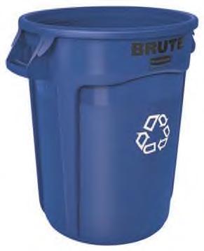 Deksel voor Ronde Brute Container 7,7 ltr, Rubbermaid Deksel Polyethyleen