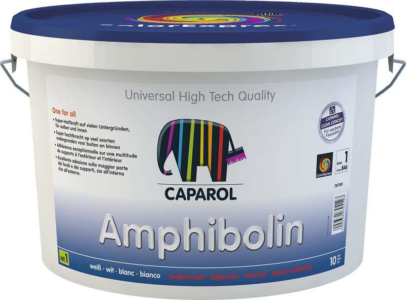Amphibolin Dé universele, zuivere acrylaat muurverf voor de meest uiteenlopende ondergronden, zowel binnen als buiten. Materiaal Toepassing Veelzijdig toe te passen oplosmiddelvrije buitenmuurverf.