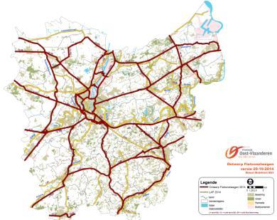 Lange Afstandsfietspaden = basis Basis =