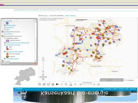 Kansenkaart Het cluster heeft samen met GIS experts van de provincie Overijssel een kaart gemaakt waarop belangrijke warmtevragers staan afgebeeld, en daarnaast informatie over te gebruiken