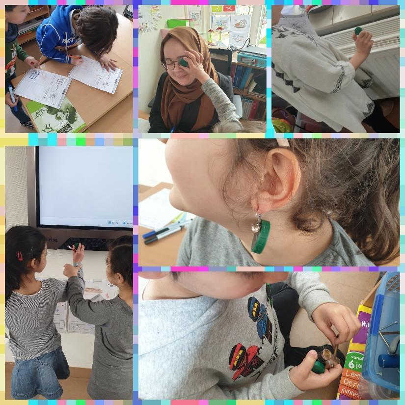 In de eerste week mochten de kinderen experimenteren met magneten.