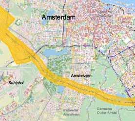 Pagina 79 hoevedorp (A4-A9) worden ontzien. Het zoekgebied voert door het Amsterdamse Bos. De A9 is ter hoogte van Amstelveen nauw ingesloten tussen stedelijk gebied.