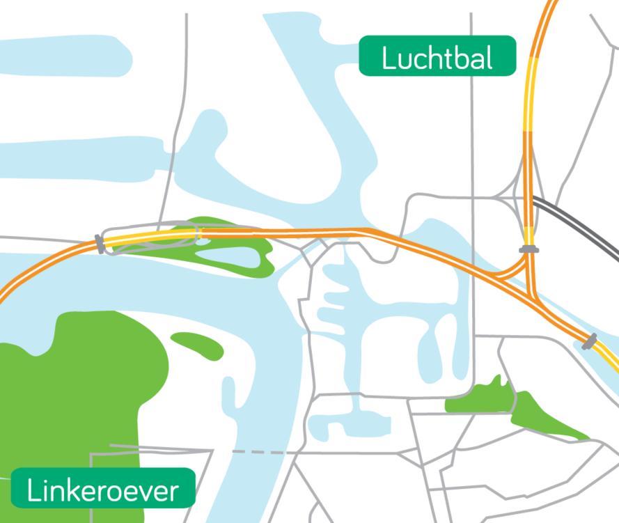 5. Noordelijke kanaaltunnel Voormalige situatie Noordelijke kanaaltunnel krijgt 1