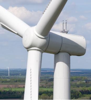 Het hoogste punt van de rotor wordt circa 150 m hoog. De turbine begint te draaien bij een windsnelheid van circa 3 m/s.