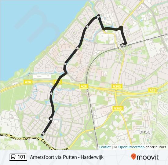 Richting: Drielanden 8 haltes BEKIJK LIJNDIENSTROOSTER Harderwijk Station Stationsplein, Harderwijk Harderwijk Ziekenhuis Sint Jansdal Westeinde, Harderwijk Harderwijk Stadswei 2 Revalmeen,