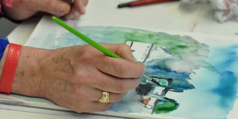 Ben je graag creatief bezig en zit schilderen ook in je vingers? Vanaf september kan je deelnemen aan onze 2-wekelijkse schildersatelier.