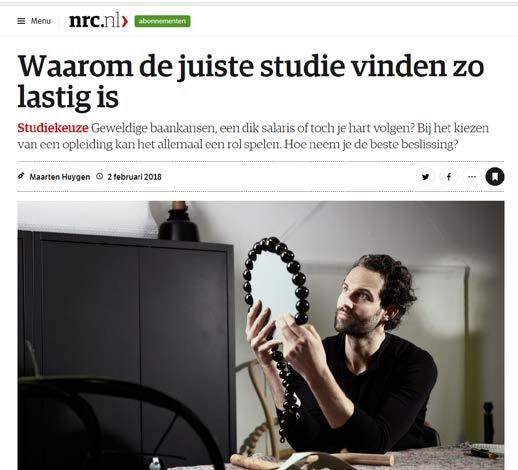 jongeren die voor een studiekeuze staan; daar wil ik ze bij