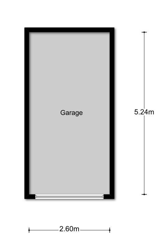 GARAGE Indeling en afmetingen zijn slechts