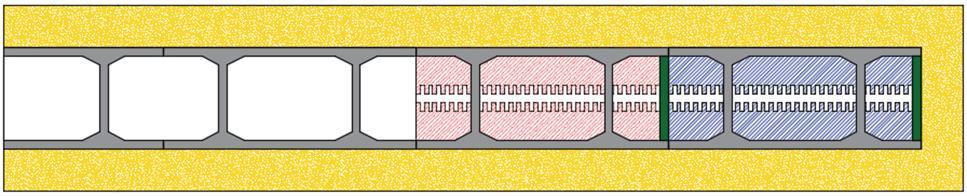 Herbruikbare panelen op kopse zijde Stap 2