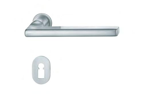 Plug-in handles for internal doors 15 1035 013.. 15 1035 01302... ( 8 mm) 15 1035 01304... ( 8.5 mm) Lever set with warded-lock roses 145 30 46 30 15 1035 013.. 15 1035 01310.