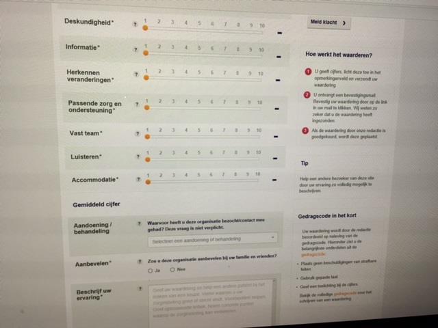 Actie 18: Gehandicaptenzorg op Zorgkaart Nederland Vragen op zorgkaart GHZ proof, bezig werven zorgorganisaties voor proactieve reviews. Totaal 5000 reviews ophalen.