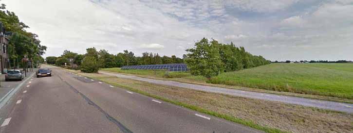 Halfopen landschap Bron; Hajo Kootstra, bewerking in Google Streetview Halfopen