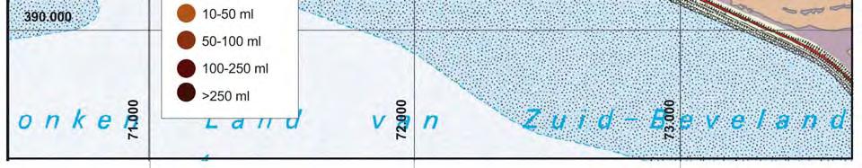 Een overzicht van de aangetroffen biovolumina in het Zoommeer is weergegeven