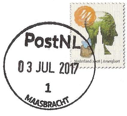 MAASBOMMEL 2 (type III: links uitgelijnd) Collectie BvM MAASBRACHT (LB), Molenweg 23 Postkantoor; adres 2017:
