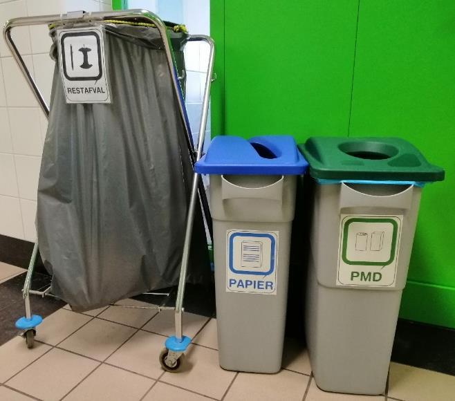 Sorteren op de campus Voorkom afval: Gebruik een