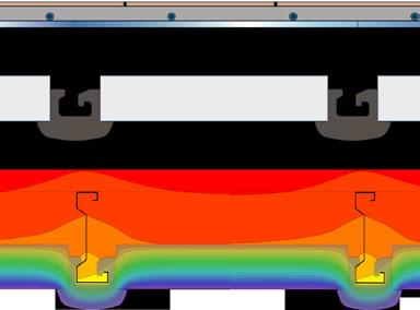 Combifor is een gepatenteerd lichtgewicht vloersysteem van speciale stalen liggers, thermostrips en Duofor zwaluwstaartplaten.