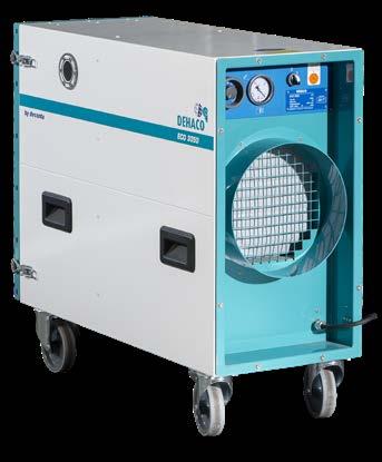 ECO 3050 Onderdrukmachine v 230 V 110 V Afmetingen (lxbxh) Gewicht (incl. HEPA filter) 970x410x840 mm 55 kg Capaciteit (incl.