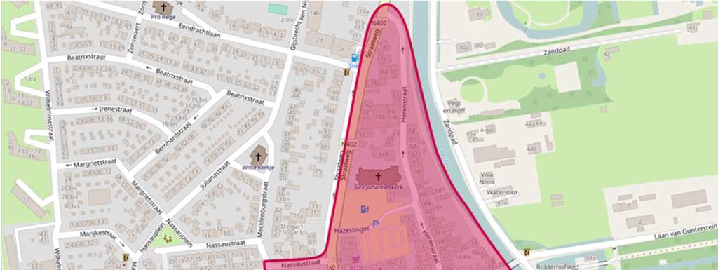 Onderzoeksgebied Bewoners, bezoekers en werknemers parkeren bij voorkeur voor de deur van hun bestemming. Een parkeerdrukmeting wordt daarom uitgevoerd in de directe omgeving van de ontwikkeling.