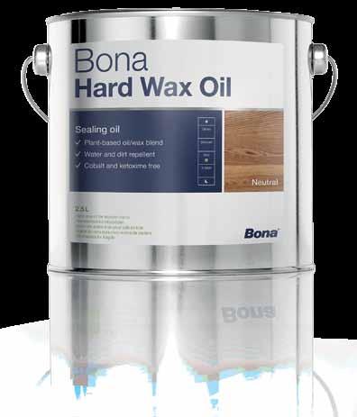 Bona Craft Oil 2K levert een prachtig, duurzaam, water- en vlekbestendig Kan worden afgelakt met