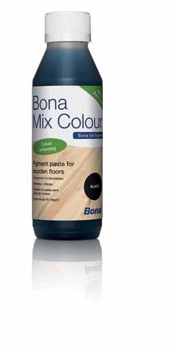 VERANDER DE KLEUR OF MAAK HET INTENSER Bona Mix Colour is een geconcentreerde pigment pasta voor Bona Nordic Tone en Bona Rich Tone (Grey).