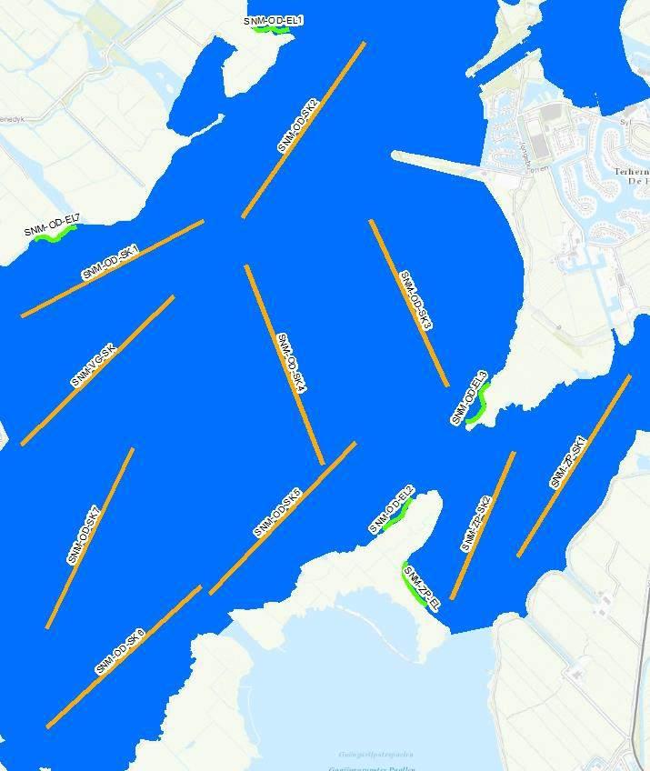 KRW-visstandmonitoring 218: Sneekermeer (M14) Sneekermeergebied e.o. Maatlatscore,1 EKR Beoordeling visstand: slecht Gecombineerde EKR en beoordeling voor waterlichaam Sneekermeergebied e.o.,14 EKR (ontoereikend) Het Sneekermeer behoort net als o.