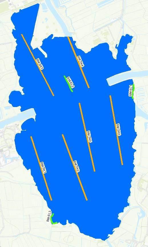 Het Bergumermeer heeft een totale oppervlakte van 464 ha en een oeverlengte van 14,3 km. Het Prinses Margrietkanaal verdeelt het meer in een noordelijk en zuidelijk deel.