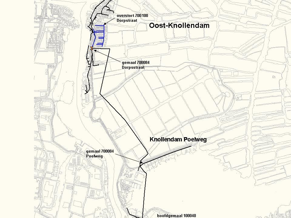 figuur 4-4 Overzicht riolering kern Oost-Knollendam Gemeente Wormerland 6