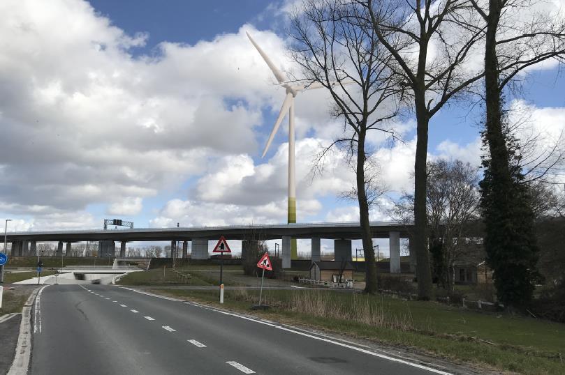 Windenergieproject Brugge A11 -