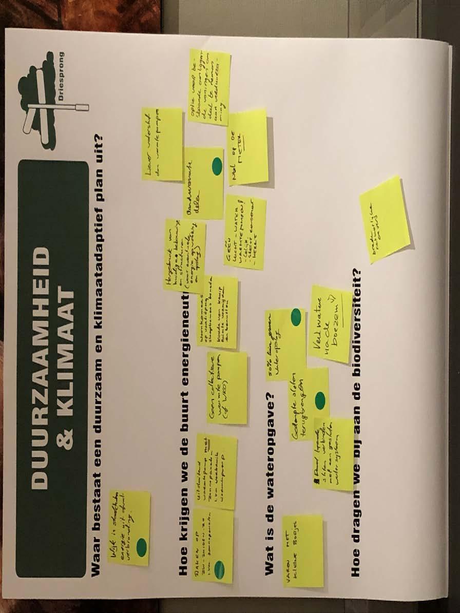 DUURZAAMHEID & KLIMAAT Een duurzame ontwikkeling wordt door iedereen gezien als een positieve toevoeging voor Kwintsheul. Streven naar een energie neutrale wijk is een steeds terugkomend onderwerp.