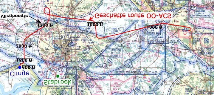 Onderzoek & Analyse Het verloop van de vlucht De OO-ACS was eigendom van een vliegclub op vliegveld Leopoldsburg-Beverlo waar de bestuurder ook was opgeleid.
