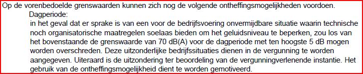 6. Conclusie en advies 6.1. Toetsingswaarde en maatregelen Zoals uit de resultaten blijkt, zijn geluidpieken te verwachten die de normen uit het Activiteitenbesluit overschrijden.