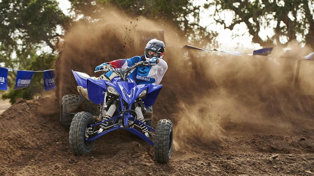 Yamaha ATV Sportmodellen Wij weten dat competitie en compromissen niet samengaan. Er is maar één winnaar!