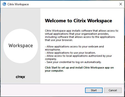 2 Downloaden Citrix Workspace App Op een desktop of laptop LET OP: heb je de Citrix Workspace App al eerder geïnstalleerd? Dan hoef je deze niet opnieuw te downloaden en kun je door naar paragraaf 3.