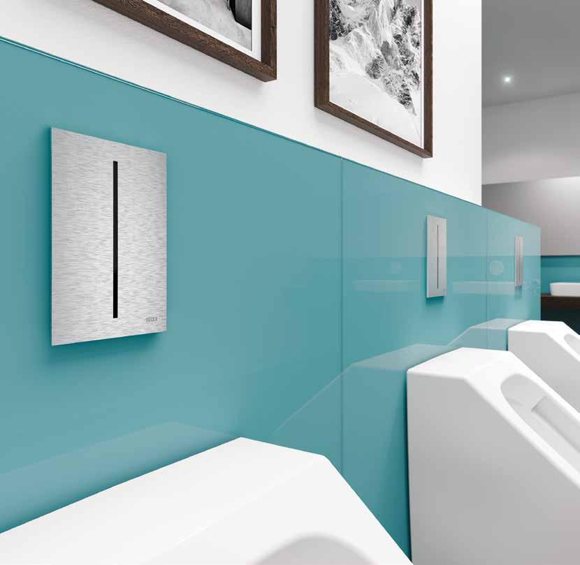 AANRAKEN OVERBODIG TECEfilo is de nieuwe urinoirelectronica die zowel in openbare gelegenheden ook in de privé-badkamer betrouwbaar spoelt.
