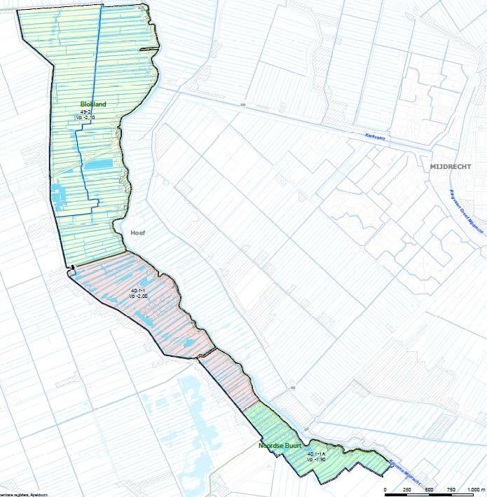 Peilbesluit Blokland en Bovenlanden Noordse Buurt 49-2 Vp -2,10 40.1-1 Vp -2,00 40.