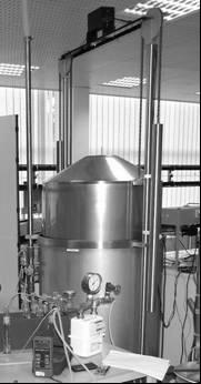 Volumebepaling Bell-prover vat 600 liter meting verticale verplaatsing Validatie