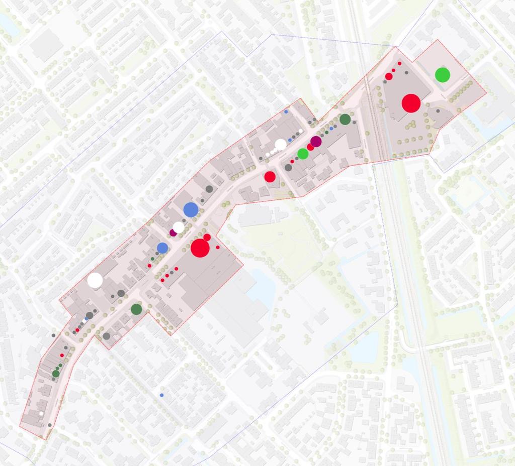 Functiekaart Voorhout Dagelijks Detailhandel overig