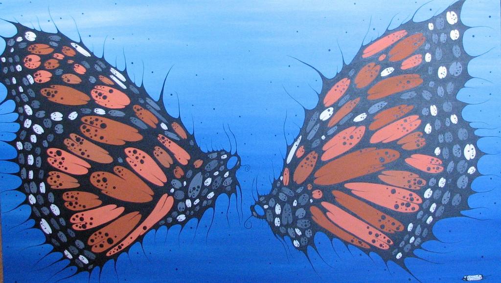 spelen En zo werden de vlinders het symbool van kinderspel. In diepere zin vertegenwoordigen ze begrippen als transformatie en regeneratie (hergeboorte), en van verandering, leven en hoop.