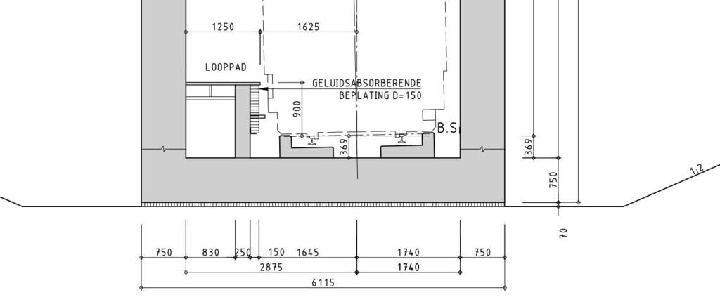 Aanleg traject HvH Haven t/m HvH Strand (c8) Gedeelte Tunnel Achter de appartementen aan de Strandweg noord wordt de metro in aangelegd in een tunnel door het