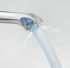 Technologieën AirPower Voor een luchtig en comfortabel gevoel De zachte kracht van twee natuurelementen ontdekt u bij het douchen met AirPower.