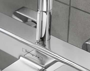 Nieuwe koeltechnologie zorgt voor deze verhoogde veiligheid. hansgrohe.